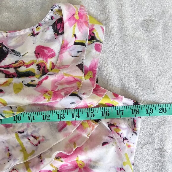 Women's Floral Sleeveless Pullover Top, Size M - Picture 8 of 14